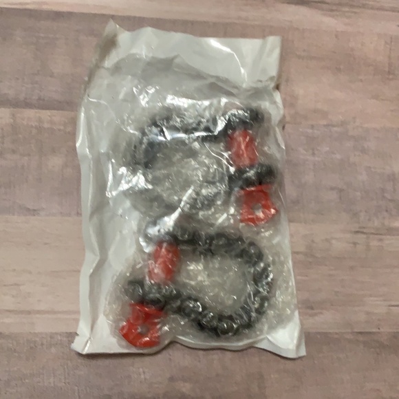 2PCS 1/2" D Ring Bow Shackle Screw Pin Clevis Rigging Towing 2 Ton Anti Rust - Picture 2 of 2